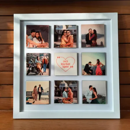 Memories of love collage photo frame