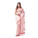 Slice of Bengal Handloom Pure Cotton Tant Dhaniakhali Saree