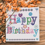 SVM CRAFT® Mini Happy BIrthday cards- Happy Birthday Card