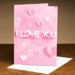 Personalised I Love You Greeting Card