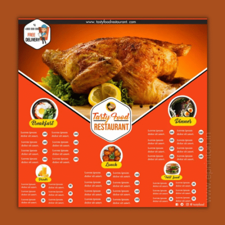 Menu Card Design